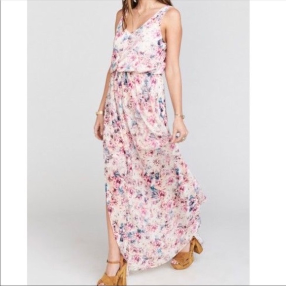 NWOT Show Me Your Mumu Wedding Floral Kendall Maxi - Picture 1 of 5